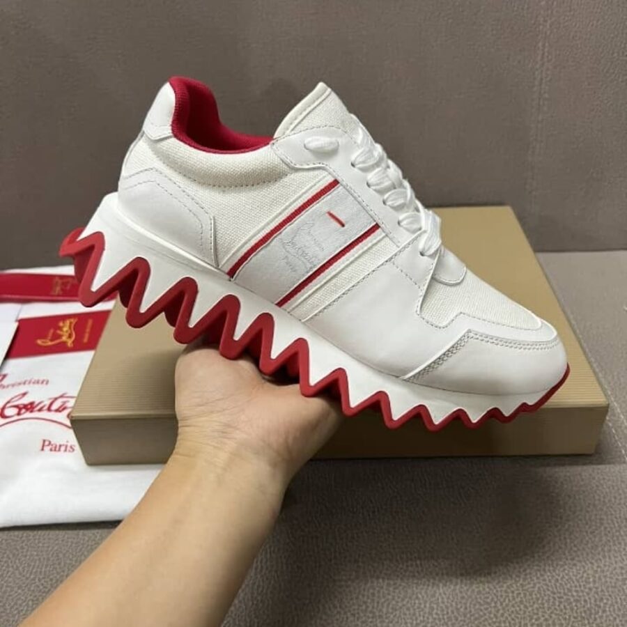 Alternative view of Christian Louboutin Nastroshark Sneaker White 3240067WH01