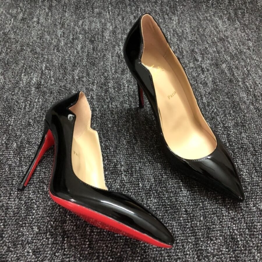 Alternative view of Christian Louboutin Hot Chick Pump Patent Leather Black 1190911BK01