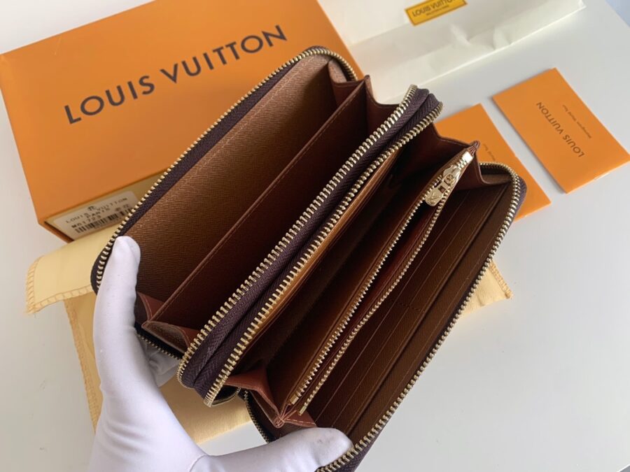 Alternative view of Louis Vuitton Long Double Zippy Wallet Monogram Brown 19Cm
