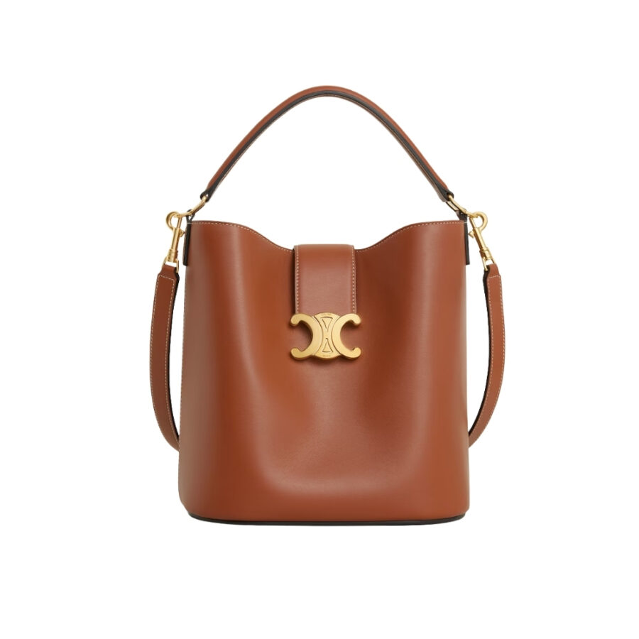 Celine Medium Louise Bag In Smooth Leather Brown 23Cm