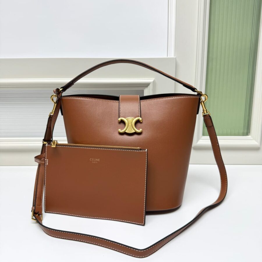 Alternative view of Celine Medium Louise Bag In Smooth Leather Brown 23Cm