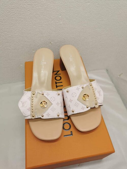 Alternative view of Louis Vuitton Lv Frame Mule Dune Beige 1Ahmrn