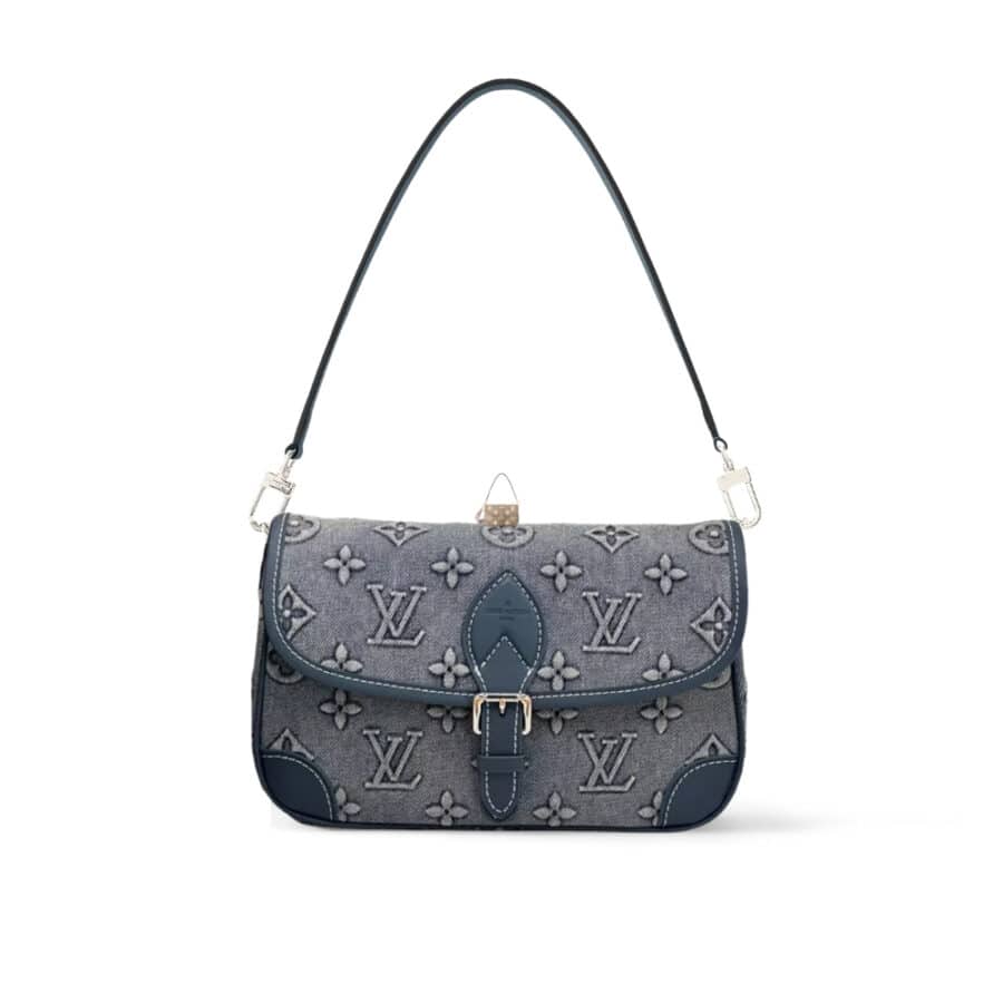 Louis Vuitton Diane Monogram Denim Blue 24Cm