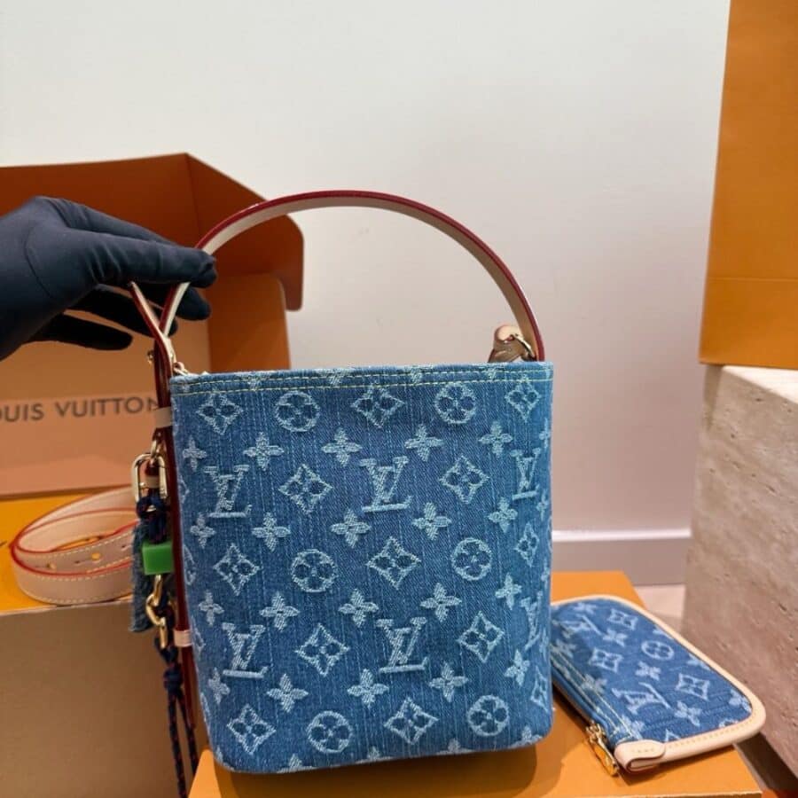 Alternative view of Louis Vuitton All In BB Blue Denim 18cm M28107