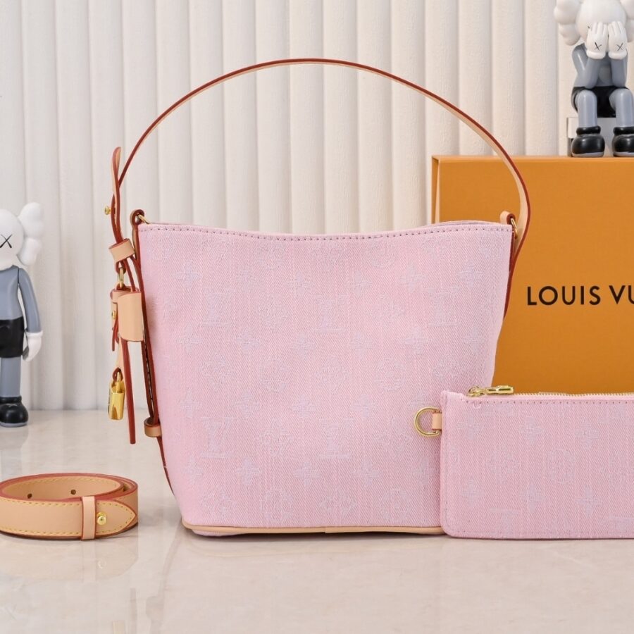 Alternative view of Louis Vuitton All In BB Monogram Denim Pink 18Cm