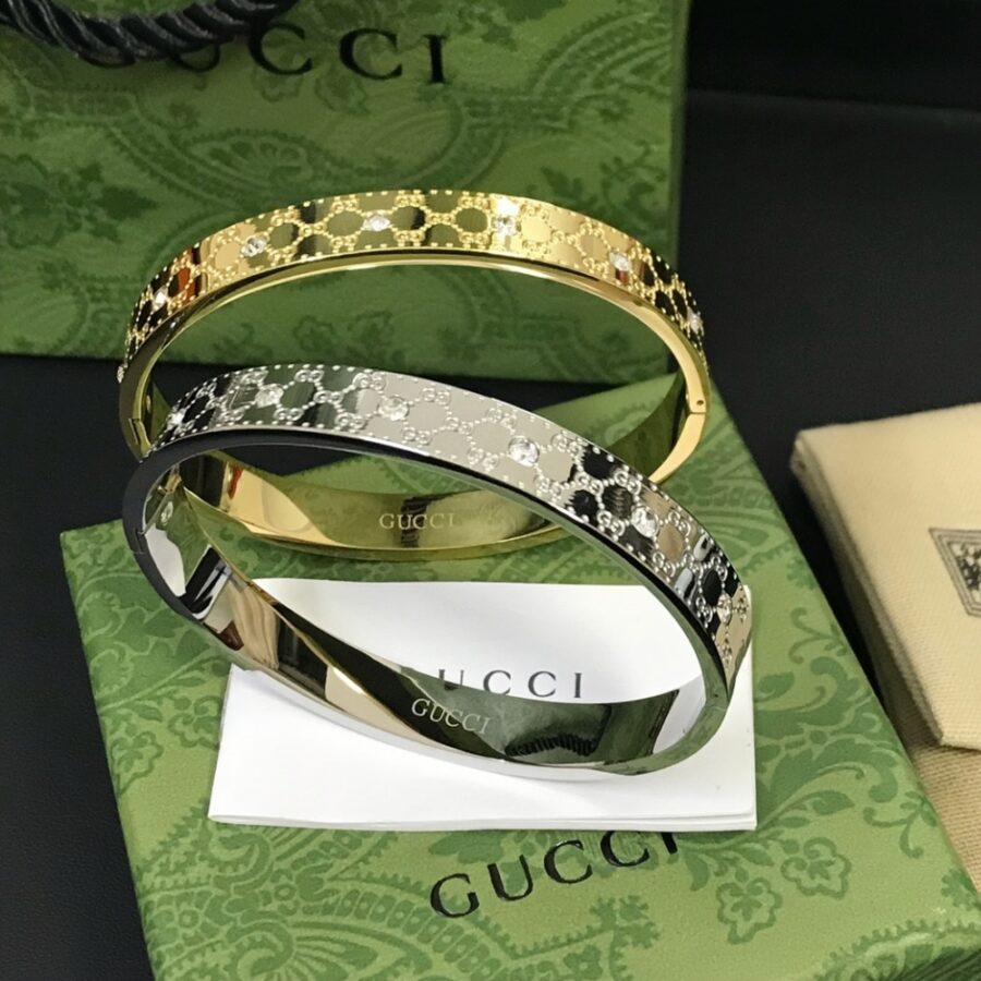 Alternative view of Gucci Cuff Bracelet Gold 8Mm