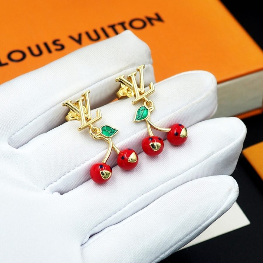 Alternative view of Louis Vuitton X Murakami Cerise Earrings M02808
