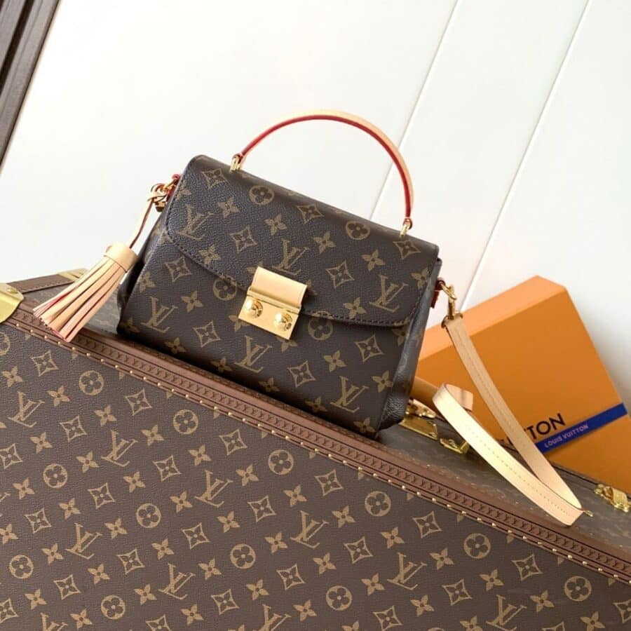 Alternative view of Louis Vuitton Croisette Monogram Canvas Dark Brown 24cm