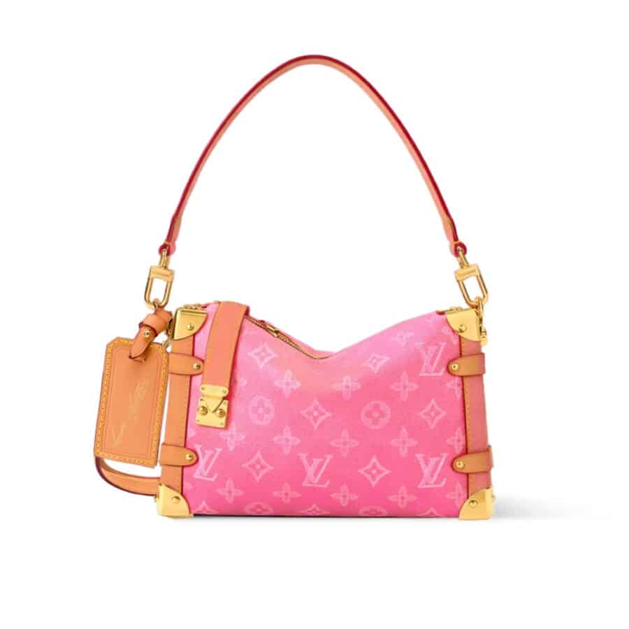 Louis Vuitton Side Trunk MM Monogram Origine Rose Ruban 23Cm