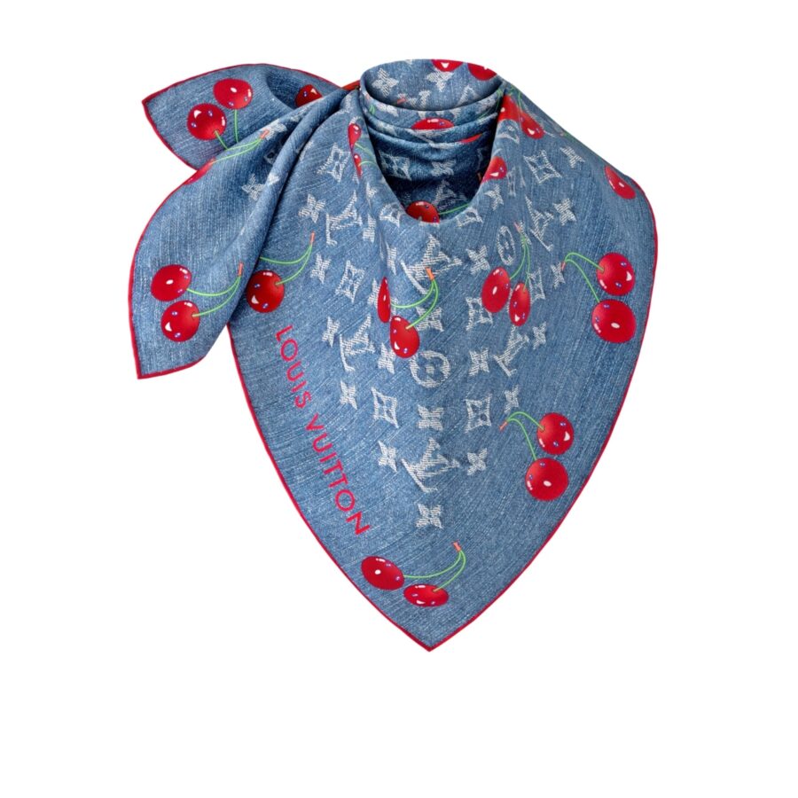Louis Vuitton X Murakami Denim Cerise M96389