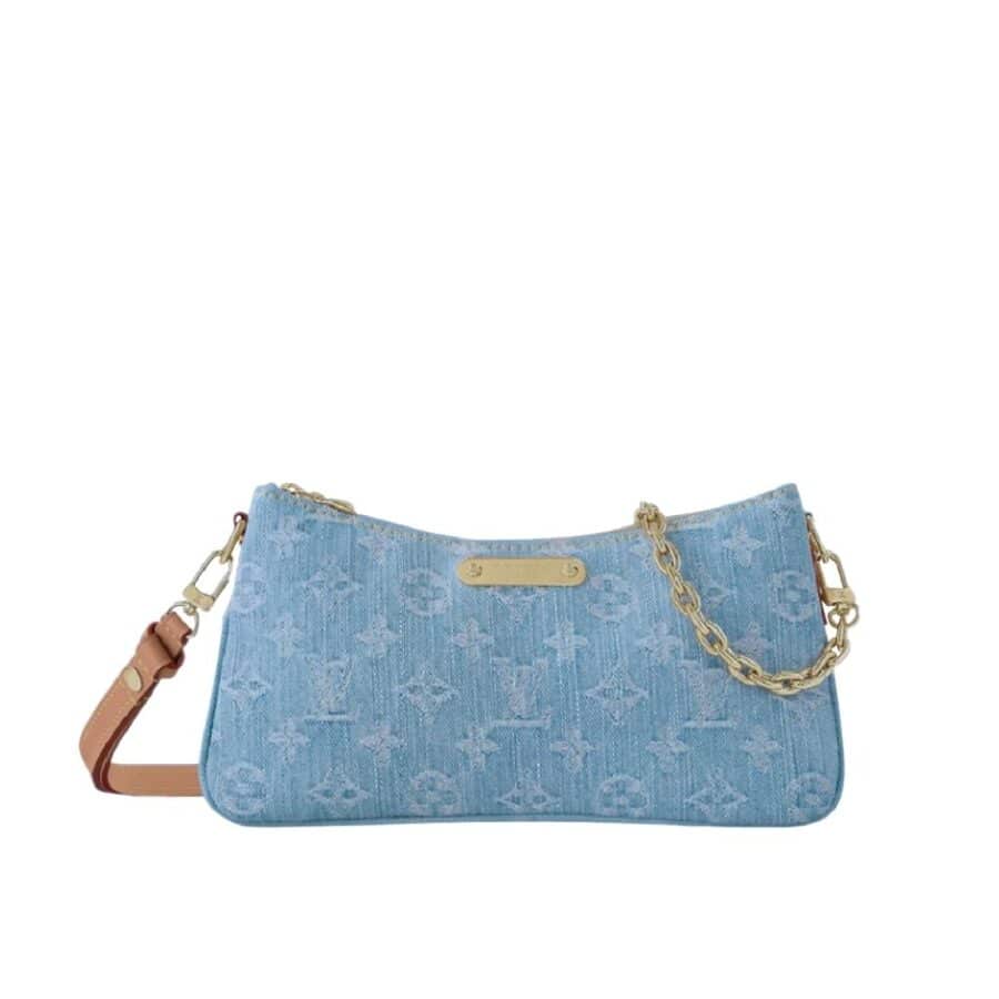 Louis Vuitton Liv Pochette Blue Denim 25Cm M83532