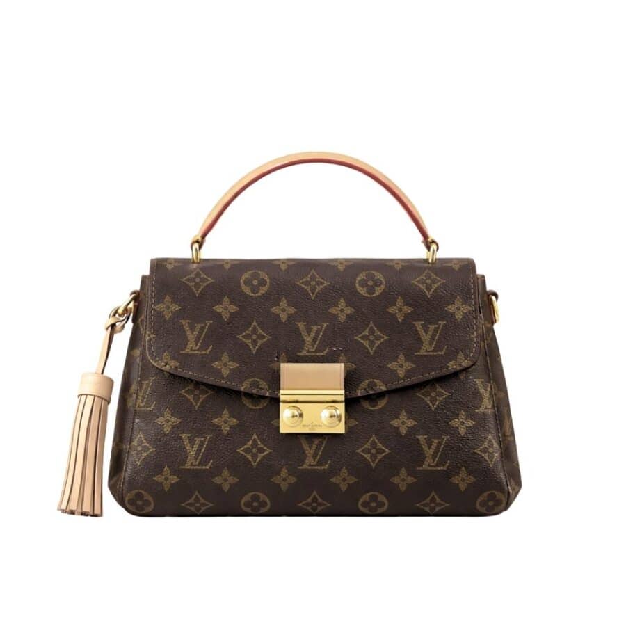 Louis Vuitton Croisette Monogram Canvas Dark Brown 24cm