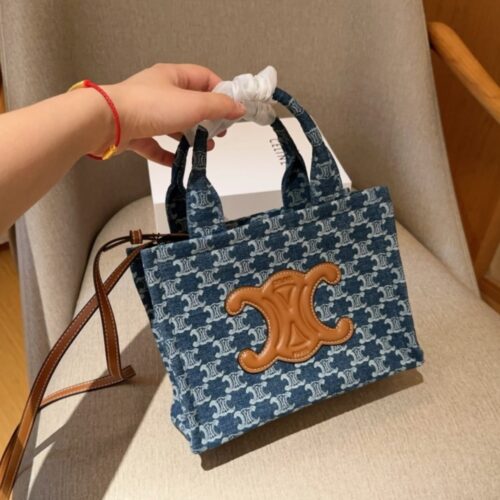 Alternative view of Celine Small Cabas Thais Denim 24Cm