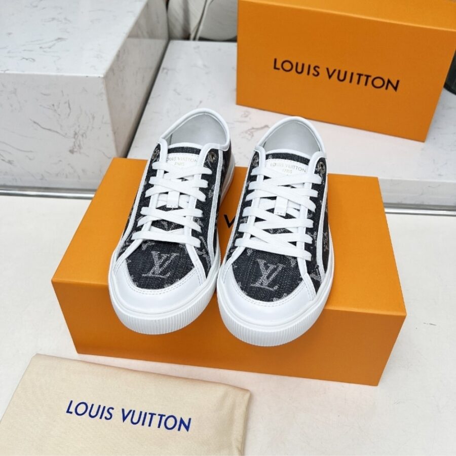 Alternative view of Louis Vuitton Lv Lagoon Sneaker Denim Gris 1Agygk