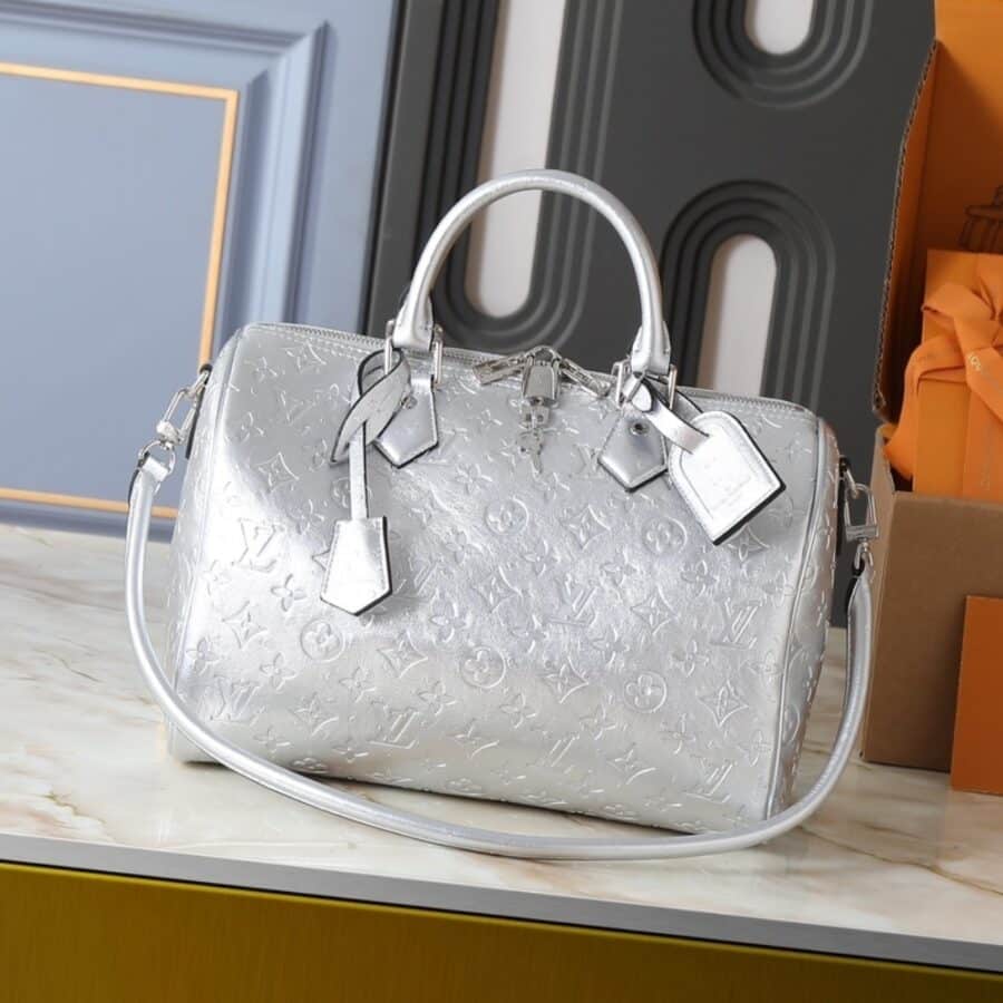 Alternative view of Louis Vuitton Speedy Soft Bandoulière 30 Monogram Silver 30Cm N89437