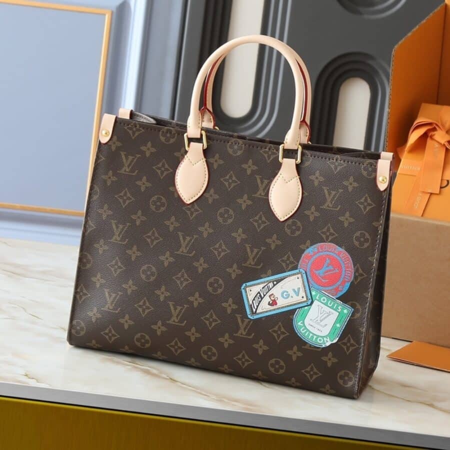 Alternative view of Louis Vuitton On The Go MM Mon Monogram Brown 35Cm P01898