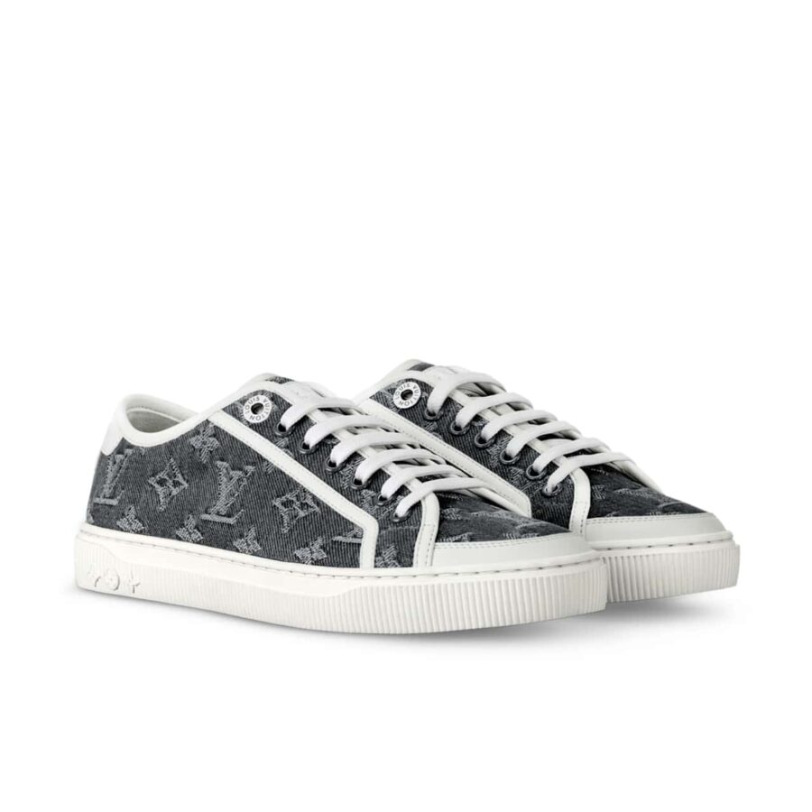Louis Vuitton Lv Lagoon Sneaker Denim Gris 1Agygk