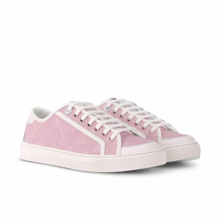 Louis Vuitton Lv Lagoon Sneaker Denim Rose 1Agyfo