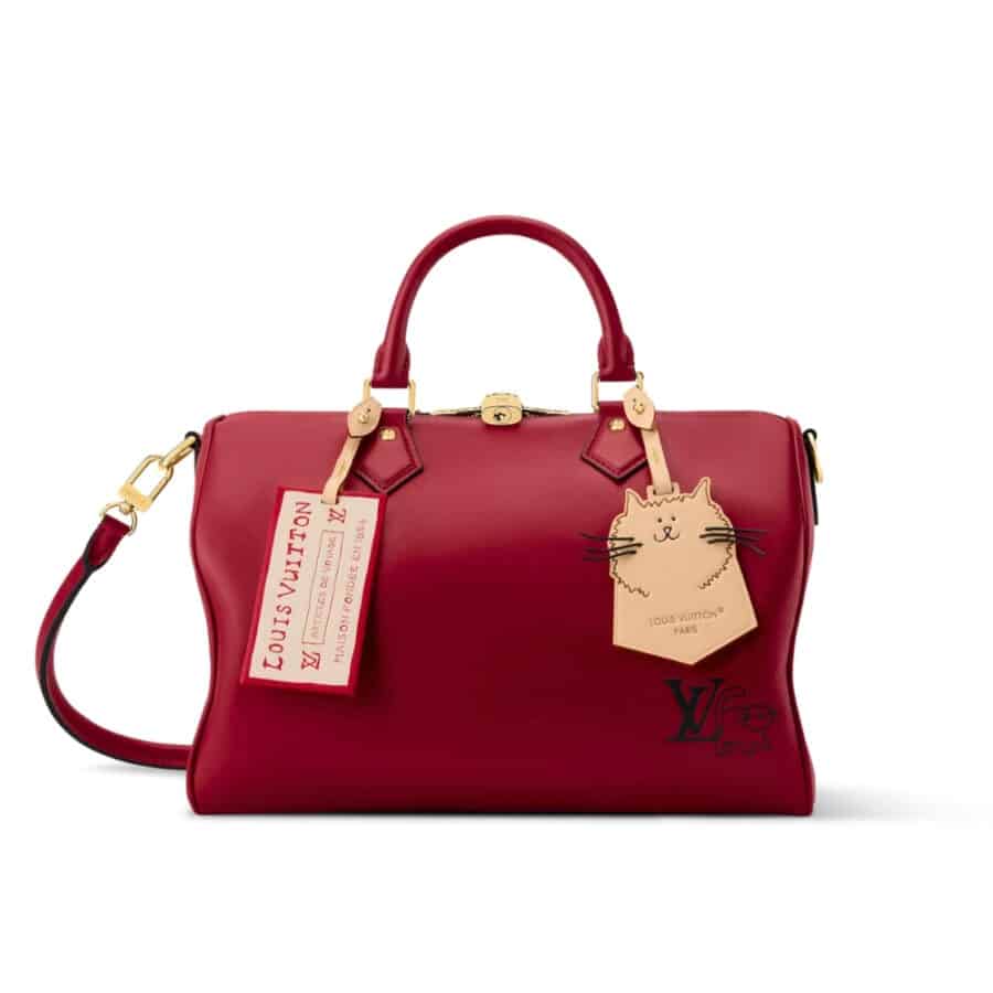 Louis Vuitton Speedy Soft 30 Plum 30Cm M25766
