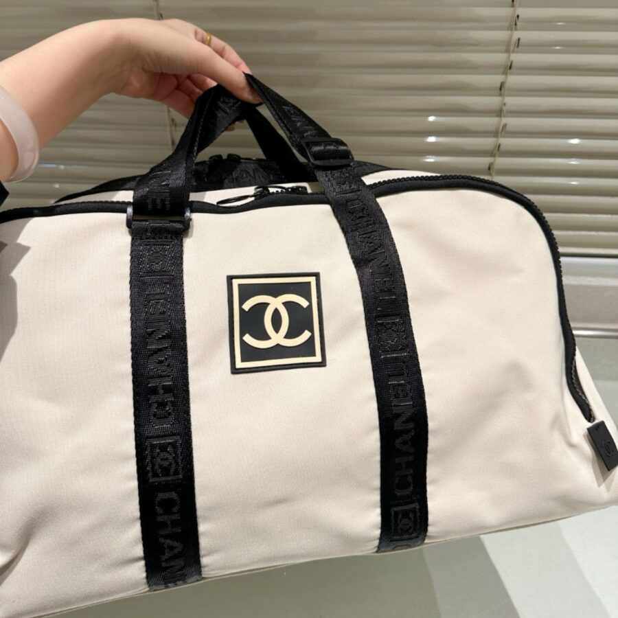 Alternative view of Chanel Sport Duffle Bag White 51Cm