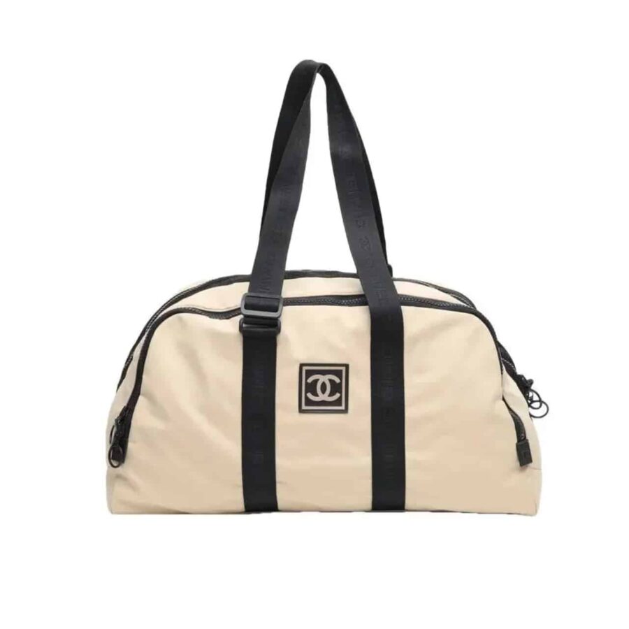 Chanel Sport Duffle Bag White 51Cm