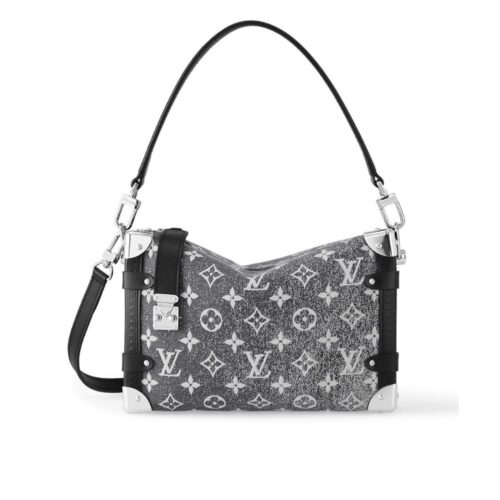 Louis Vuitton MM Side Trunk Bag Denim Gray 23Cm M21460