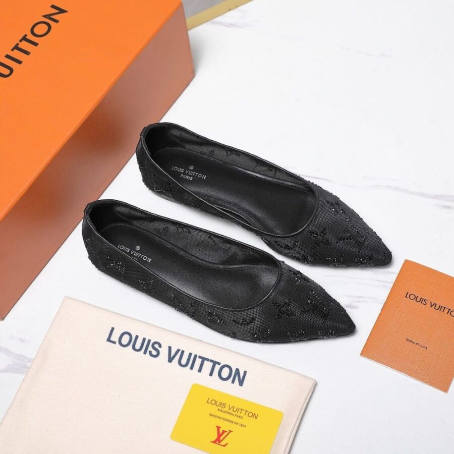 Alternative view of Louis Vuitton Gala Flat Ballerina Black 1AIDR8